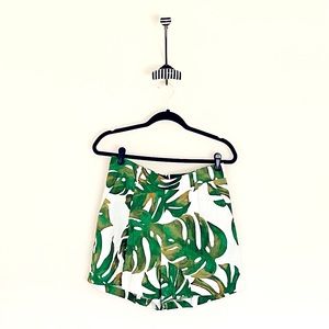 NWT Joie Palm Leaf Print Short